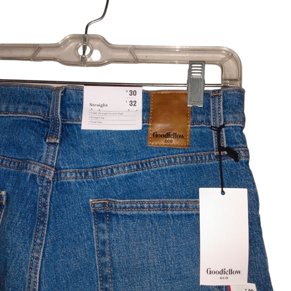 NWT Goodfellow & Co Straight Total Flex Jeans 30x32 - Picture 4 of 7